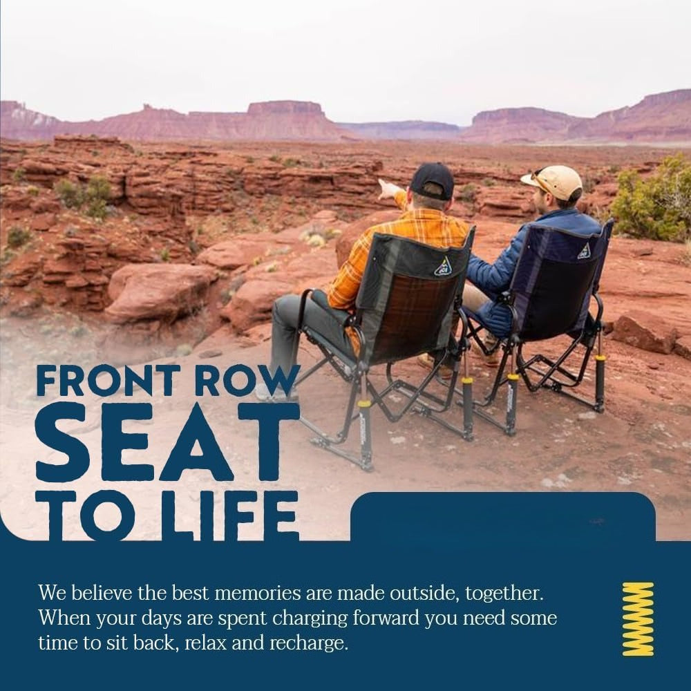 Portable Rocking Chair - Navy Topo