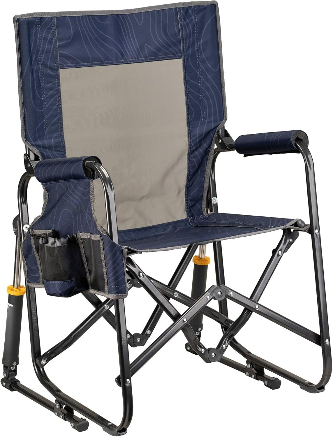 Portable Rocking Chair - Navy Topo