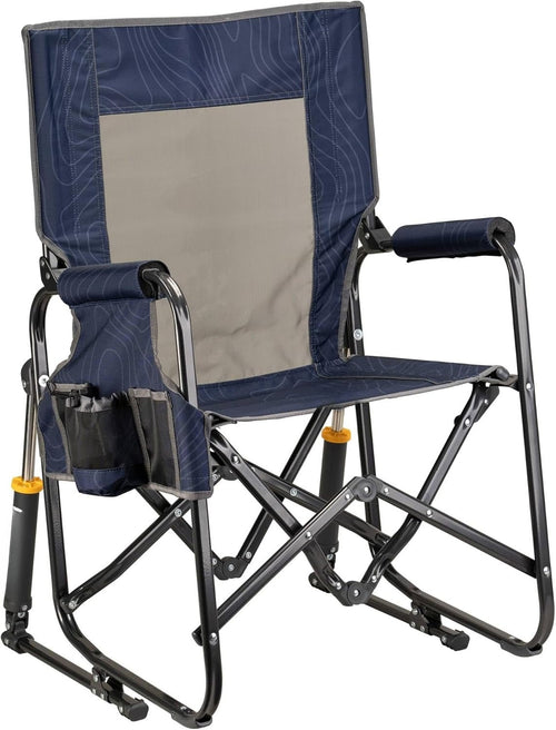 Portable Rocking Chair - Navy Topo