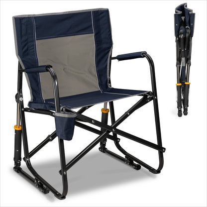 Portable Rocking Chair - Navy Topo